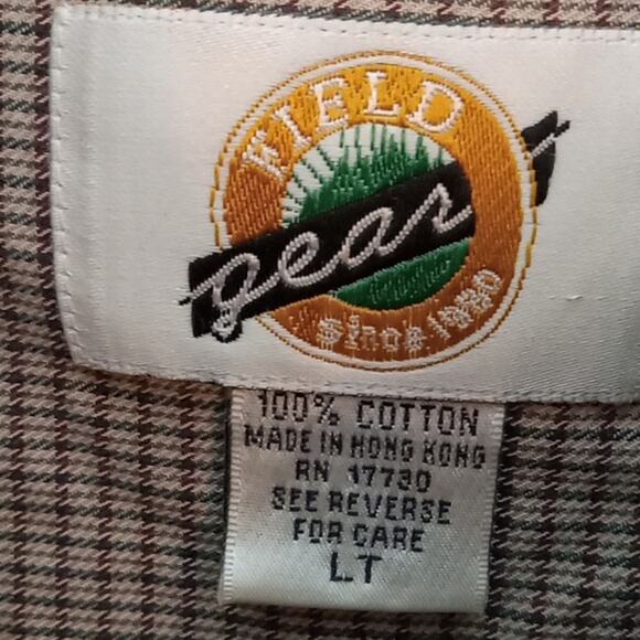 Field gear Men's Long Sleeve Collared LT button down shirt. 100% Cotton - Picture 2 of 8